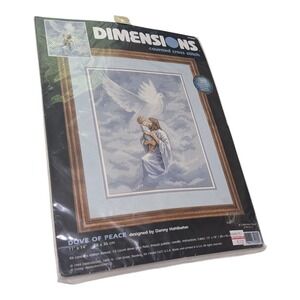 Dimensions 35000 Dove of Peace Counted Cross Stitch Kit Religious Art 11" x 14"